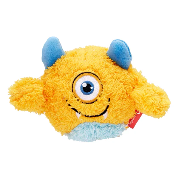 Pelúcia com Bola de Apito Baby Monster Amarelo G - Petta