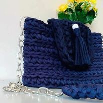 Bolsas Marina de Crochê