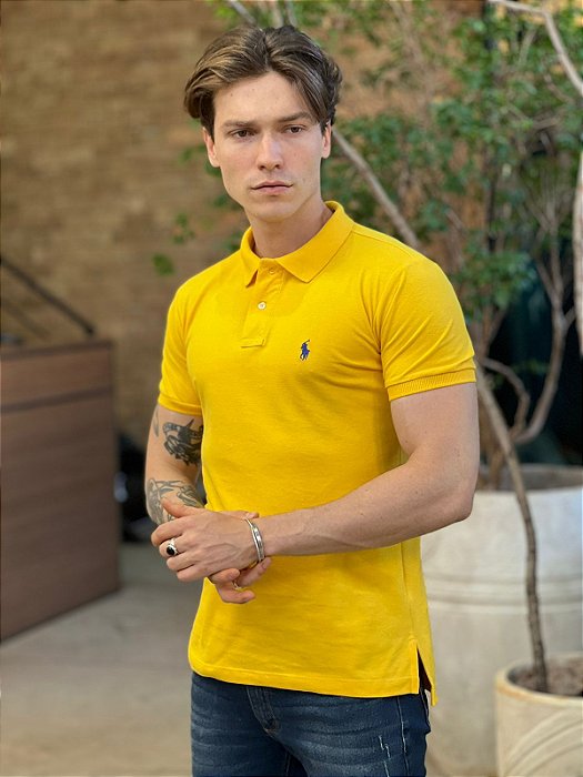 Polo Ralph Lauren Masculina Amarelo - Mod Store