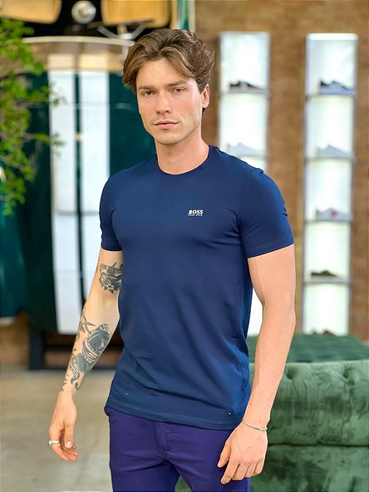 Camiseta John John Basic Azul - Compre Agora