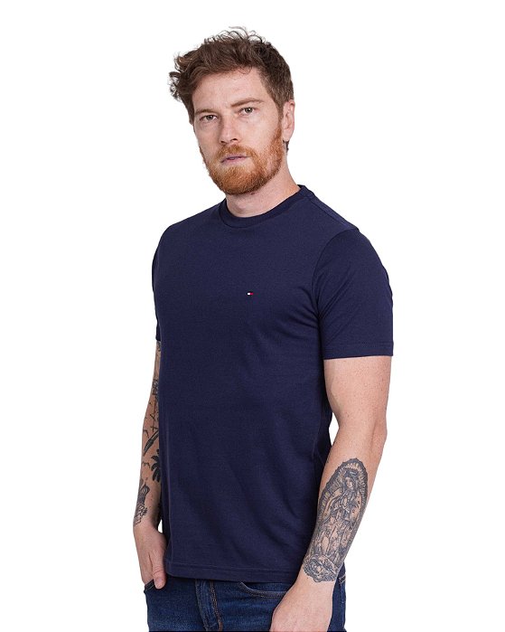 Camiseta Tommy Hilfiger Azul Marinho - Mod Store
