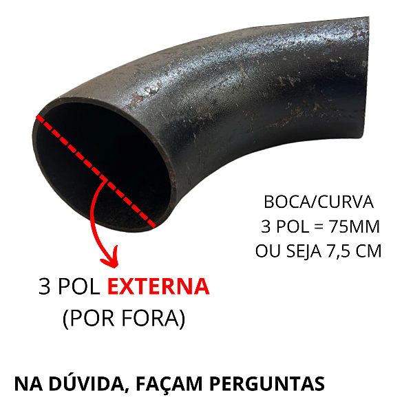 Curva 3 Polegadas Pvc CURVA 3