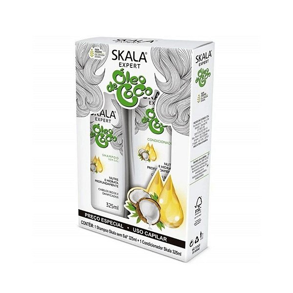 Kit Skala Expert Óleo de Coco Shampoo + Condicionador 325ml