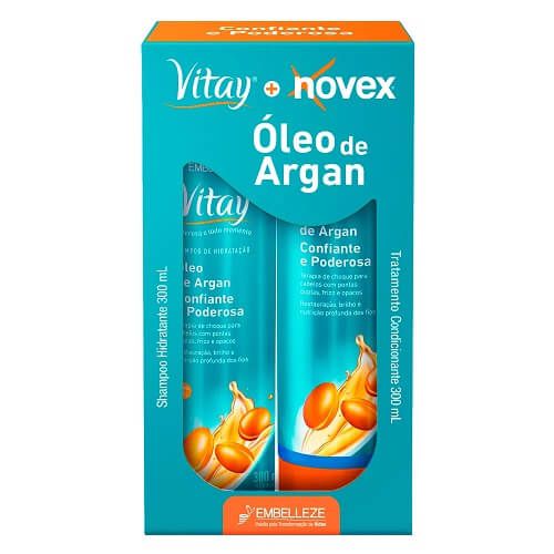 Kit Shampoo e Condicionador Novex Vitay  Óleo de Argan 300ml