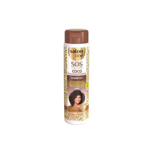 Shampoo SOS.Cachos Coco Tratamento Profundo Salon Line 300ml