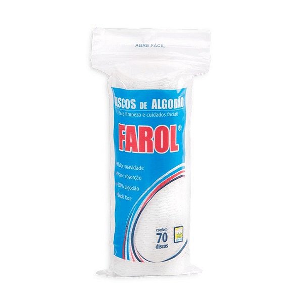 Algodão Hidrofilo Farol Disco 70g