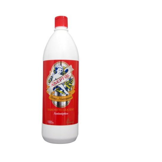 Aseptol Sabonete Antisseptico Rosas Marroquinas 1L