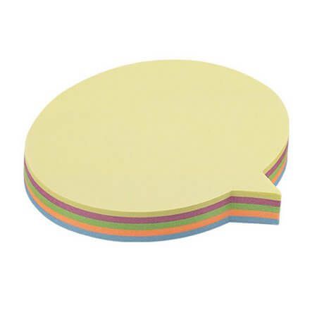 Bloco de Anotações BRW Smart Notes Speech 70mm X 70mm Com 100 Folhas e 5 Cores