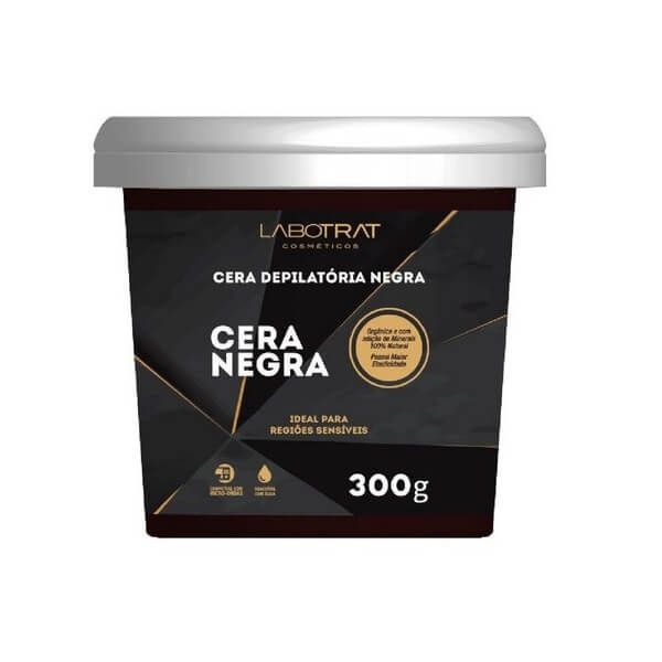 Cera Depilatória Labotrat 300g Negra