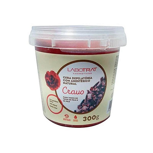 Cera Depilatória Labotrat 600g Cravo
