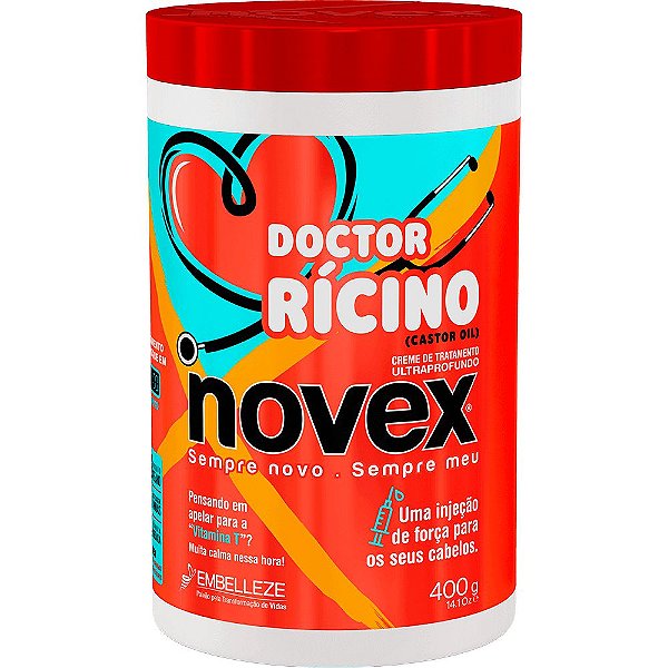 Creme de Tratamento Novex Doctor Ricino 400g