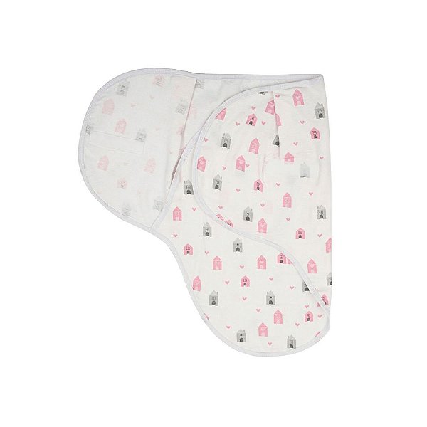 Cueiro Swaddle Ajustável Papi Composê 70 cm x 62 cm Com 1 unidade - Casinha