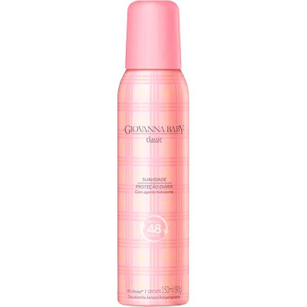 Desodorante Giovanna Baby Classic 48h de Proteção 150ml