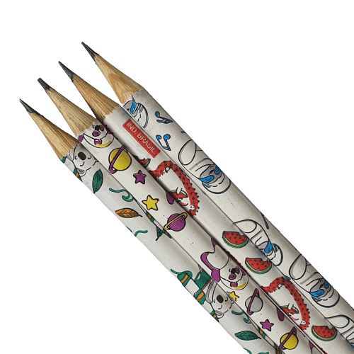EcoLapis Grafite Faber Castell Mamiferos - cores sortidas