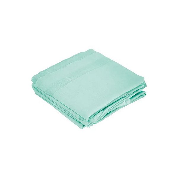 FRALDA INCOMFRAL LUXO PINTE BORDE LISO VERDE 70X70CM PACOTE COM 5 REF:39600