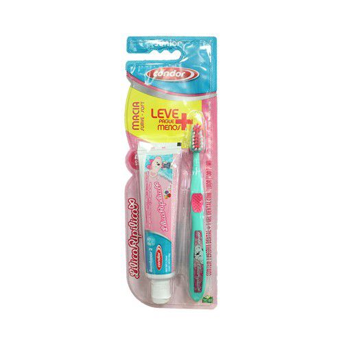 Kit Condor Lilica Ripilica Gel Dental + Escova