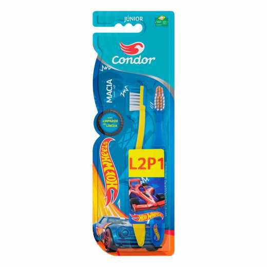 Kit Escovas Condor Hot Wheels Leve 2 Pague 1