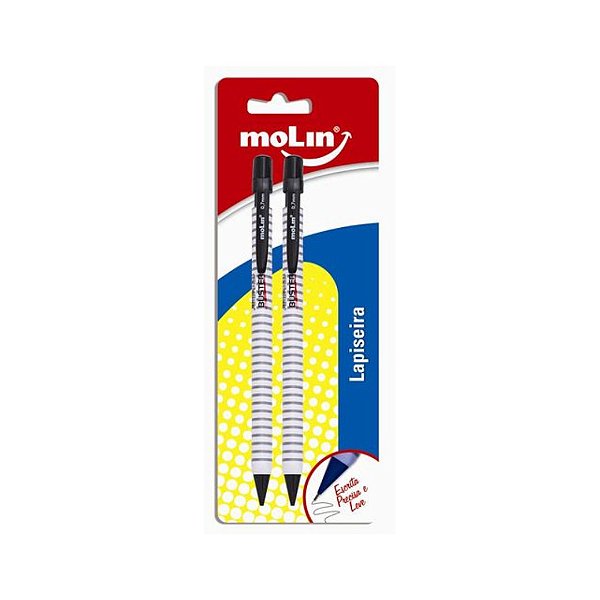 Kit Lapiseiras Molin Com 2 Unidades 0,7mm