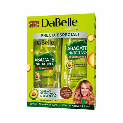 Kit Shampoo + Condicionado DaBelle Abacate Nutritivo