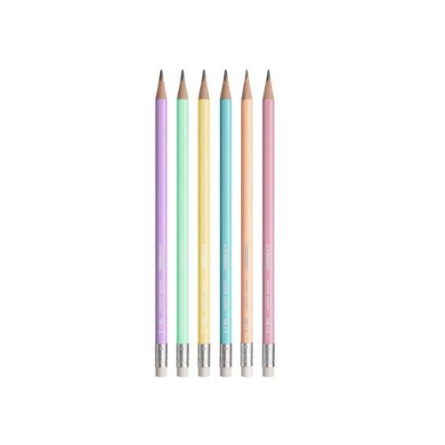 Lápis Preto Stabilo Swano Pastel HB 2 - Sortidos