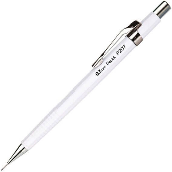 Lapiseira Pentel Collection Legítima 0.7mm P207 Branco