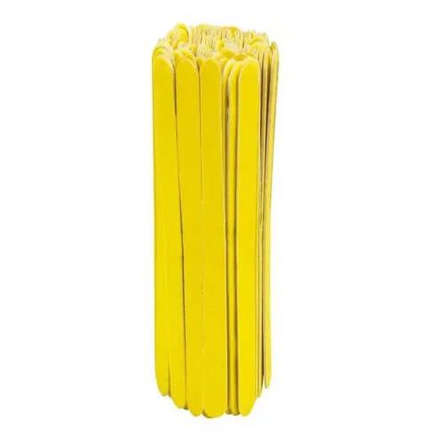 Lixa para Unhas Amarelo Canario com 144 unidades Santa Clara R192