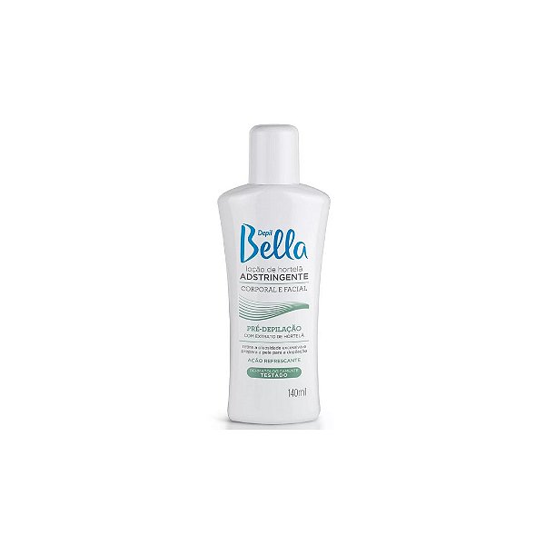 Loção de Hortelã Adstringente Depil Bella Corporal e Facial Pré-depilação 140ml
