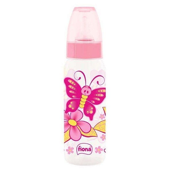 Mamadeira Fiona 240ml Rosa