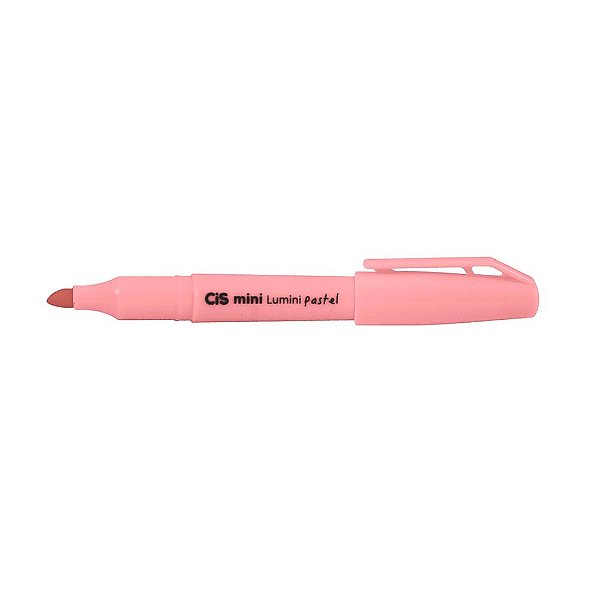 Marca Texto Cis Mini Lumini Pastel-Rosa