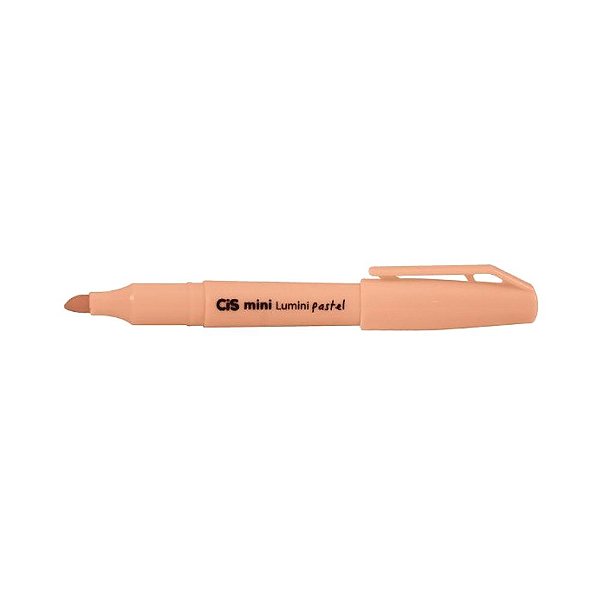 Marca Texto Cis Mini Lumini Pastel-Salmon