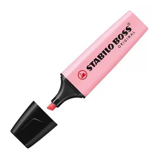 Marca Texto Stabilo Boss Pastel Rosa