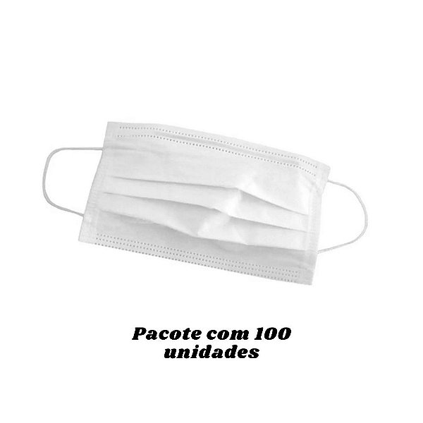 Mascara Descartável Santa Clara com 100
