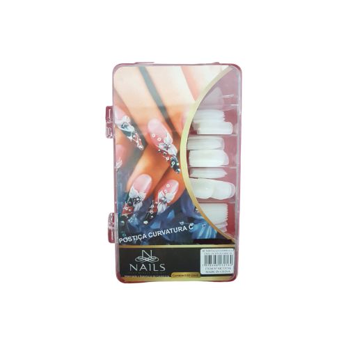 Nails Unhas Postiças Curvatura C com 100 unidades ref: 23216