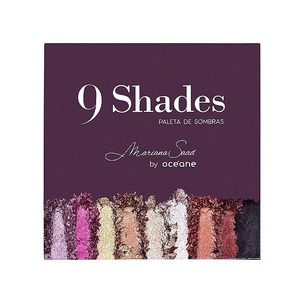 Paleta de sombras 9 shades Marianna Saad Oceane