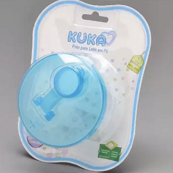 Pote para Leite em Pó Kuka 3 Divisórias - Azul