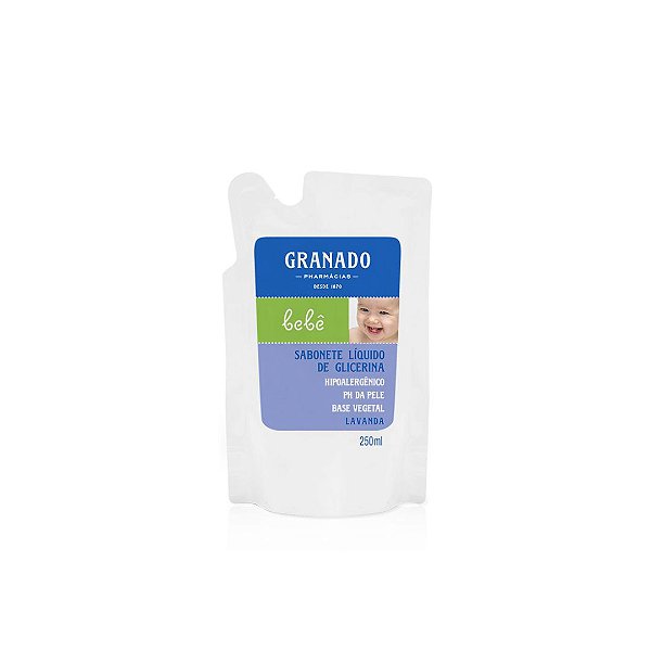Refil Sabonete Liquido Granado  Bebe  Lavanda  250 Ml