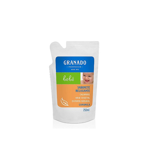 Refil Sabonete Liquido Granado Bebe Camomila 250ml