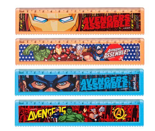 Régua Molin Avengers 15cm