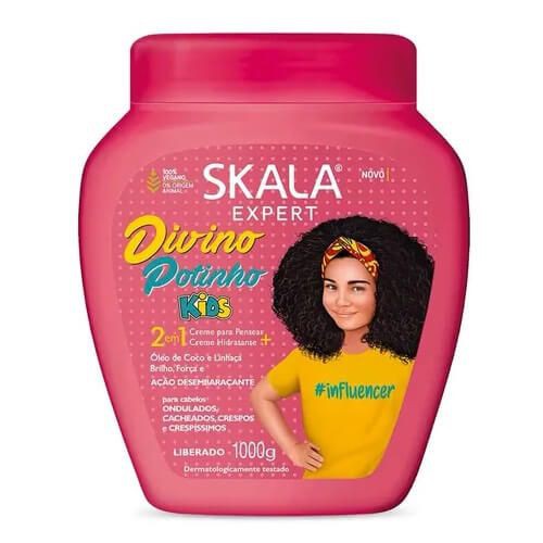 Skala Divino Potinho Kids 2em1 Creme para Pentear e Hidratação 1kg