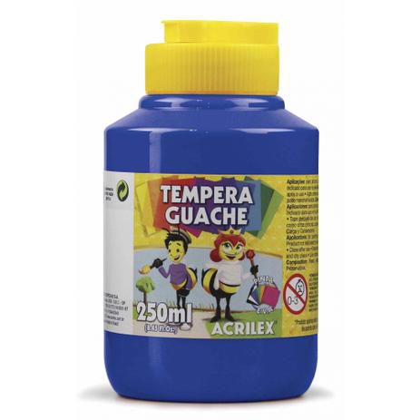 Tinta Guache Acrilex 250ml Azul Turquesa
