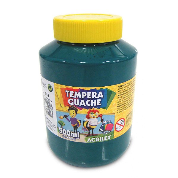 Tinta Guache Acrilex 500ml Verde Bandeira