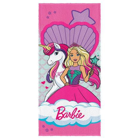 Toalha De Banho Infantil Lepper Barbie Reinos Magicos