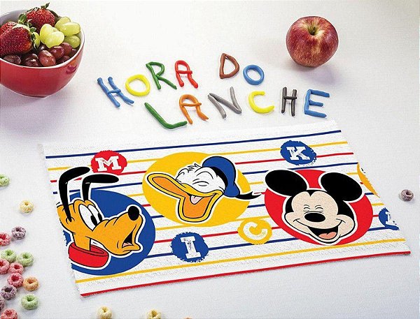 Toalha De Lancheira Infantil Lepper Mickey Mouse