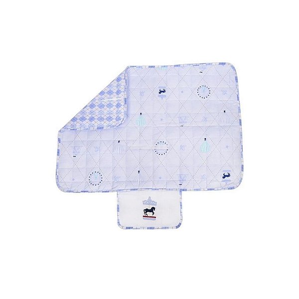 Trocador Circus Loupiot MinasRey 47cm x 67cm Azul