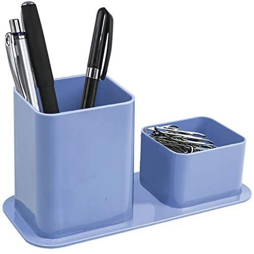 Porta Canetas Duplo Dello Azul Claro 3030