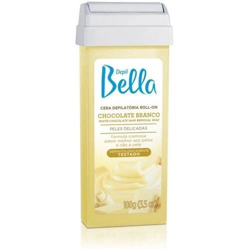Cera Depilatória Roll-on Depil Bella - Chocolate Branco 100g