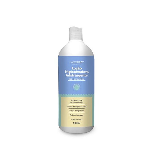 Loção Higienizadora Adstringente Pré - Depilção Labotrat 500ml