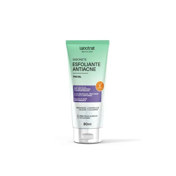 Sabonete Esfoliante Antiacne Facial  Labotrat 80ml