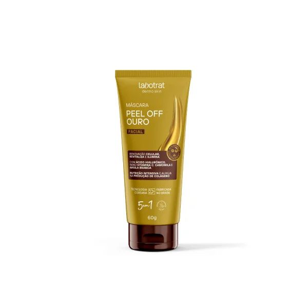 Máscara Peel Off Ouro Facial 5 em 1 Labotrat 60g