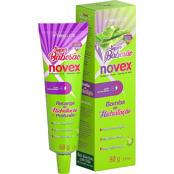 Recarga Bomba de Hidratação Super Babosão Novex 80g